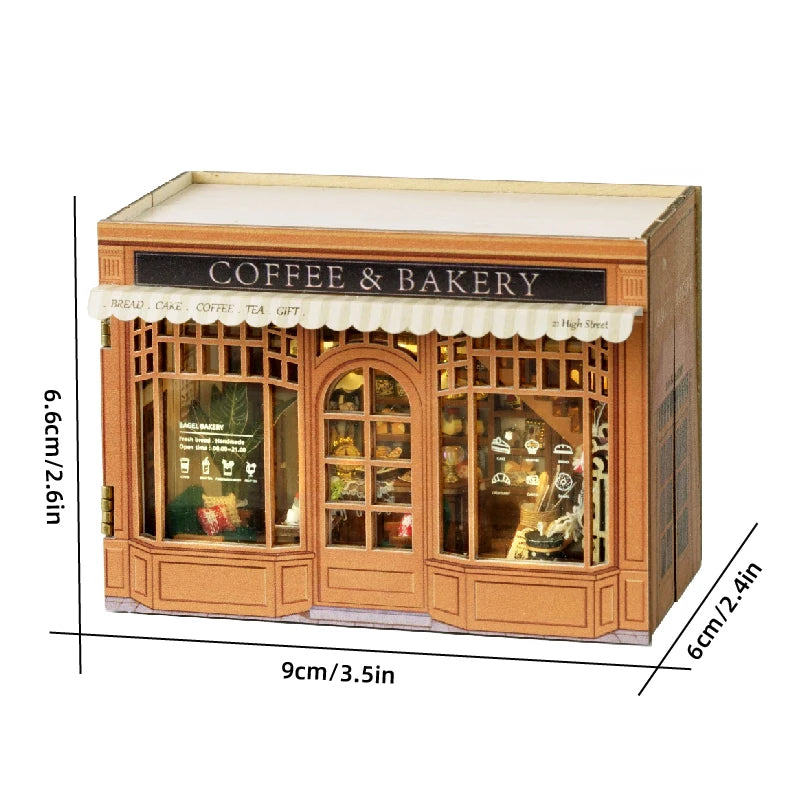 DIY Miniature Doll House 3D Puzzle Building Assembly Kit For Making Room Toys Home Bedroom Decorations With Furniture DollHouses