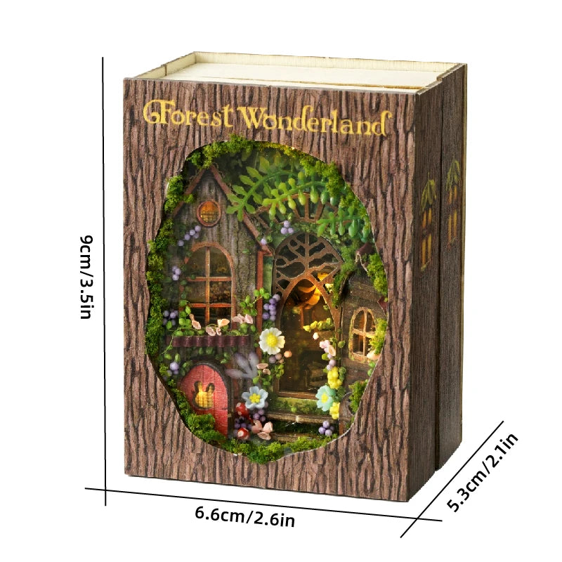 DIY Miniature Doll House 3D Puzzle Building Assembly Kit For Making Room Toys Home Bedroom Decorations With Furniture DollHouses