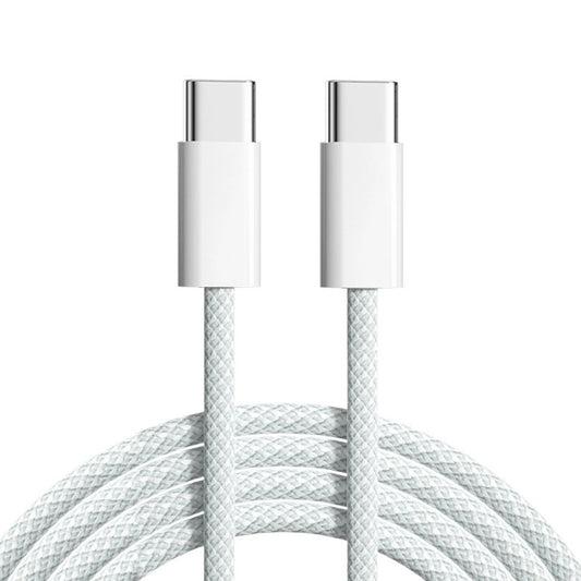 TYPE C to Type C Color Cable For Apple iPhone16 PD 60W Fast Charging For Huawei Xiaomi Samsung Type C Weaving Cable Accessories