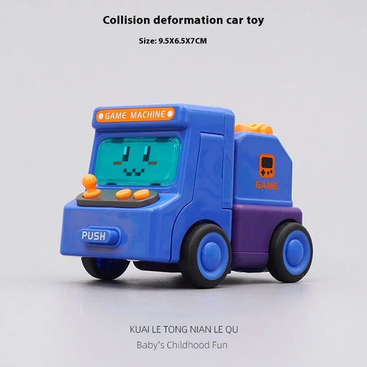 Children'S Creative Toy Car Transformable Car Toy 1-2 Years Old 3 Years Old Transformable Birthday Gift For Boys And Girls