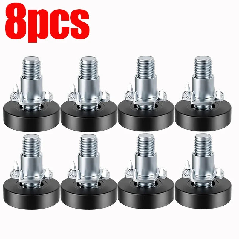 1-12pcs Anti Slip Glide Leveling Foot Pad Adjustable Foot Pad Home Hardware Floor Protection Mat Table Chair Furniture Leg Cover