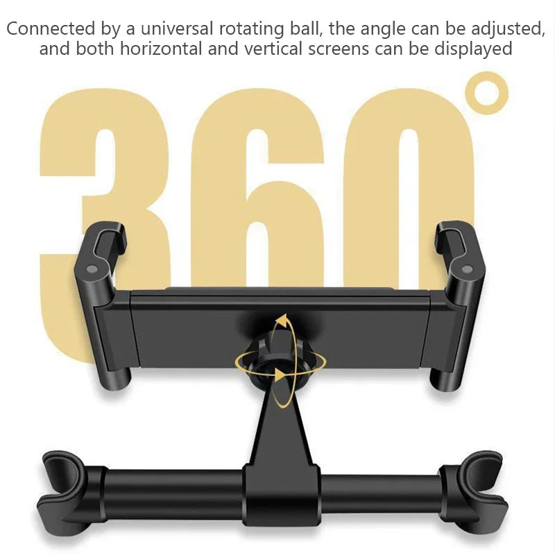 Universal 4-11 Inch Telescopic Car Rear Pillow Phone Holder Tablet Car Stand Seat Rear Headrest Mounting Bracket for Tablet Etc