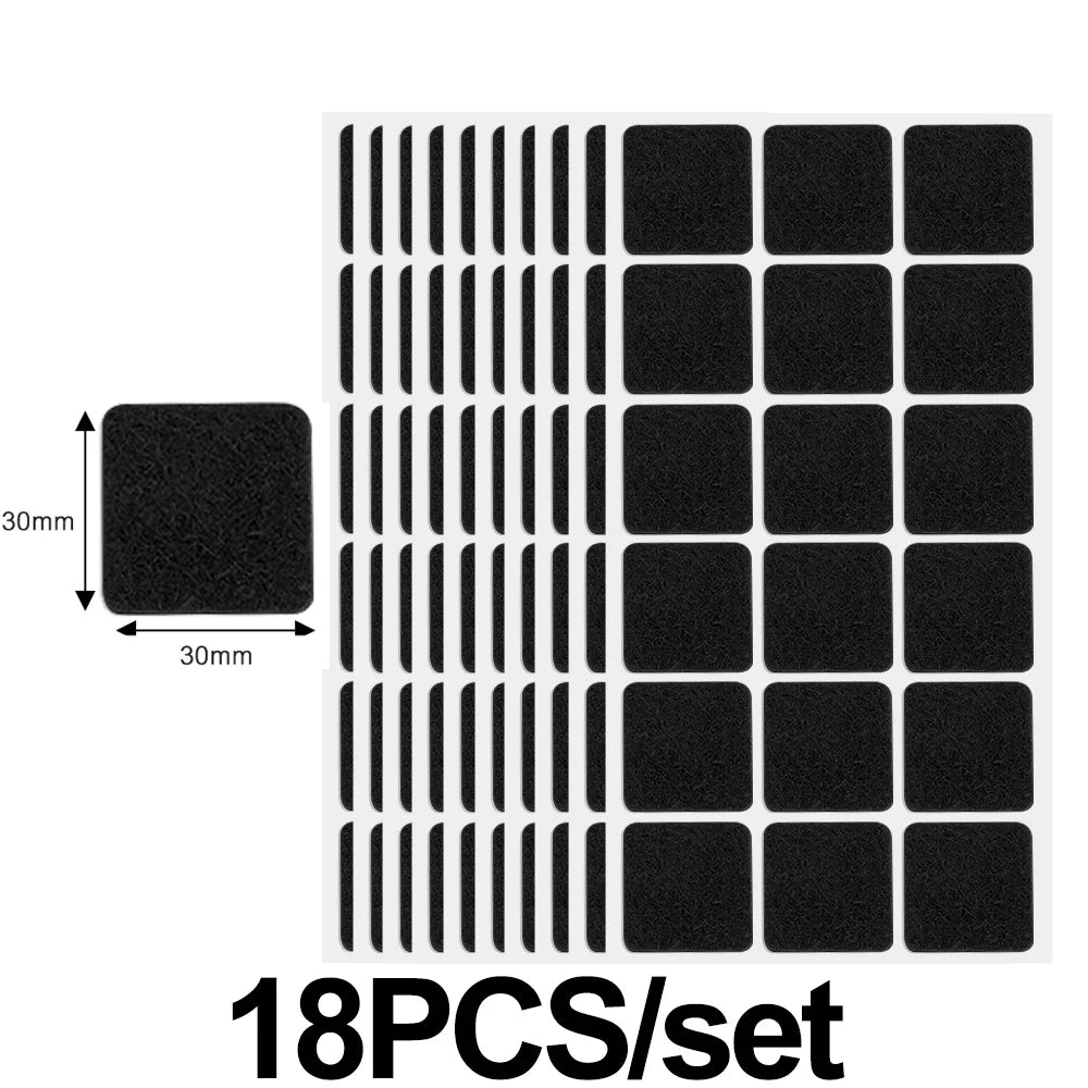 Self Adhesive Felt Table Chair Foot Pad Furniture Protection Pads Floor Protector Felt Mat Furniture Table Legs  Anti Slip Cover