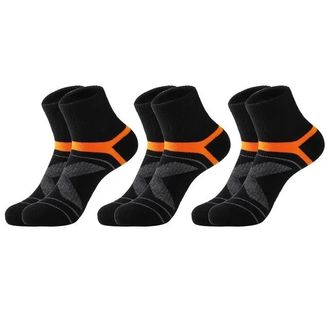 3/5/10/20 Pairs Lot Men's Socks Black Sports Socks Casual Run Autumn Winter High Quality Breathable Male Socks