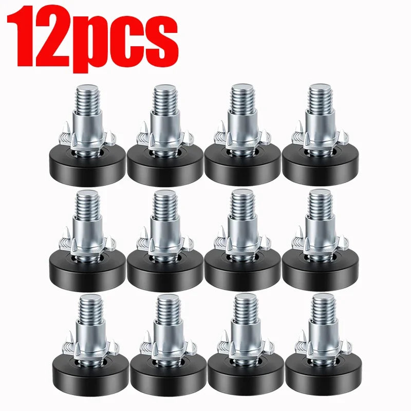 1-12pcs Anti Slip Glide Leveling Foot Pad Adjustable Foot Pad Home Hardware Floor Protection Mat Table Chair Furniture Leg Cover
