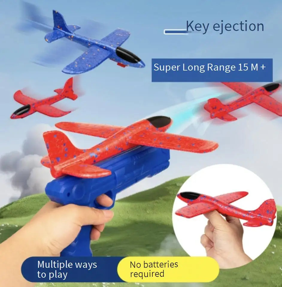 Mini Carrot Flying Disc Launcher Toy Gun Eva Battle Outdoor Multi Person Sports Soft Bullet Gun Safety Carrot Flying Saucer Gun