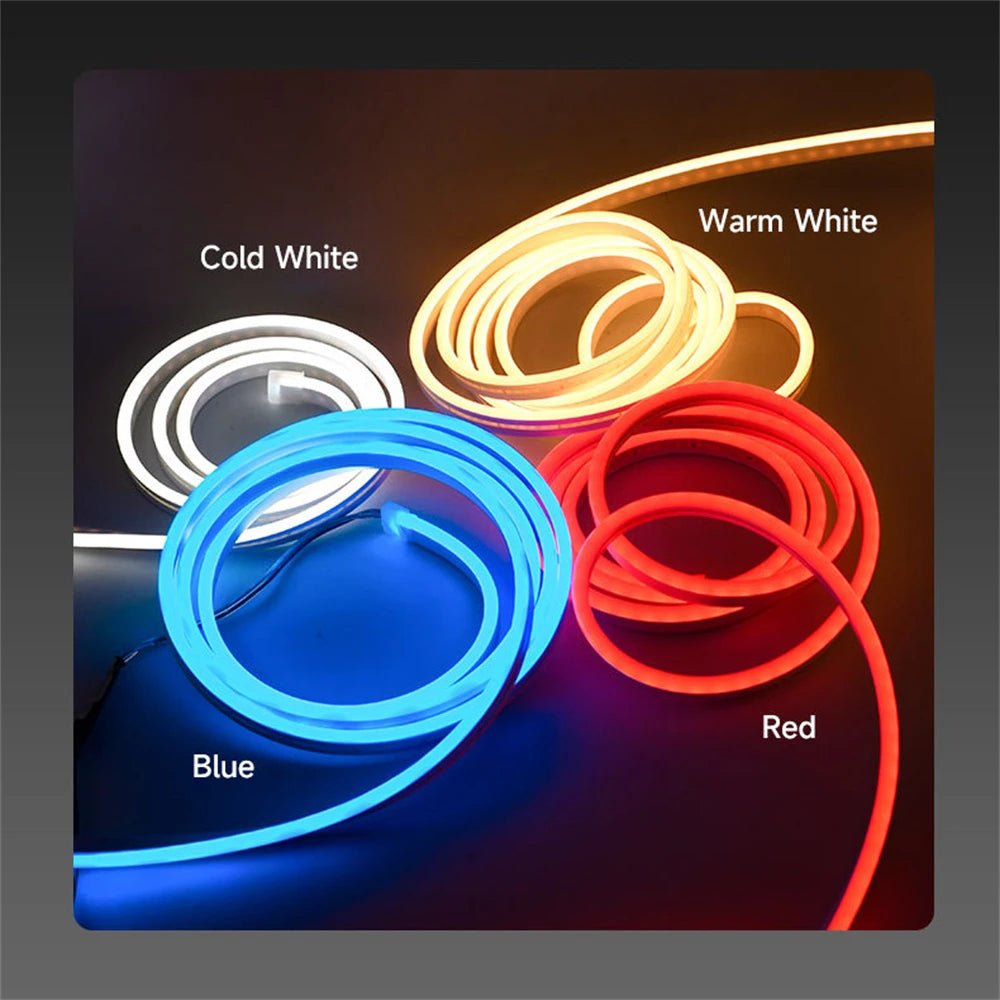 Ambient Car Lighting Trunk Light Strip 12V Ambience Lighting Magnetic Induction Decorative Strip LED Car Interior Lighting