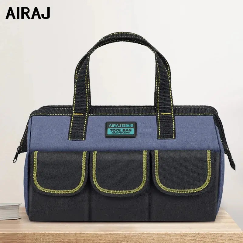 Multifunctional Tool Bag Large Capacity Oxford Canvas Waterproof Bag Thicken Wear-Resistant Tool Repair Storage Electrician Bag