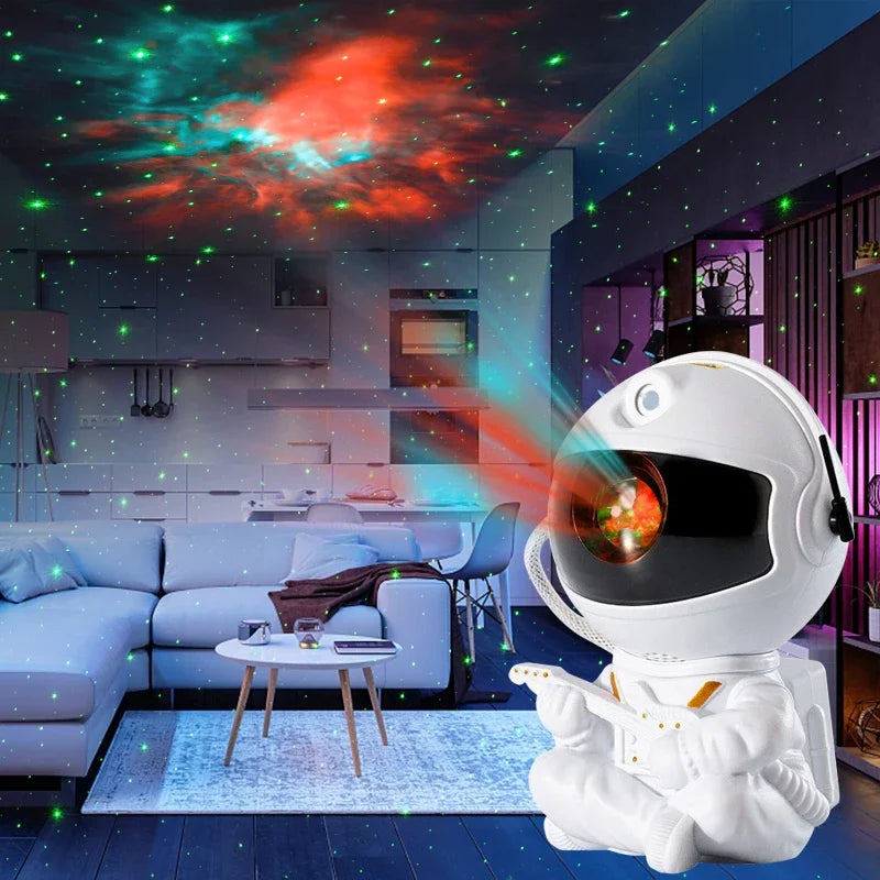 Galaxy Star Astronaut Projector Light Starry Sky Porjectors Lamp Decoration Bedroom Room Nebula LED Night Light Children Gifts