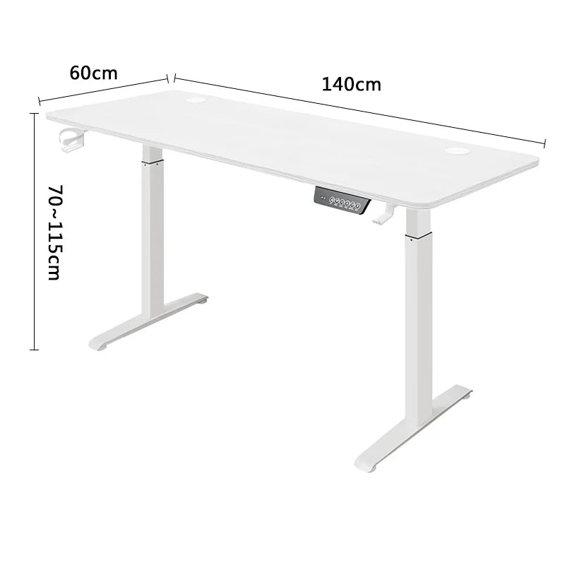 Height Adjustable Desk Motion Electric Sit Stand Up Down Computer Table Modern Lift Motorized Gaming Desktop Home Office Desks