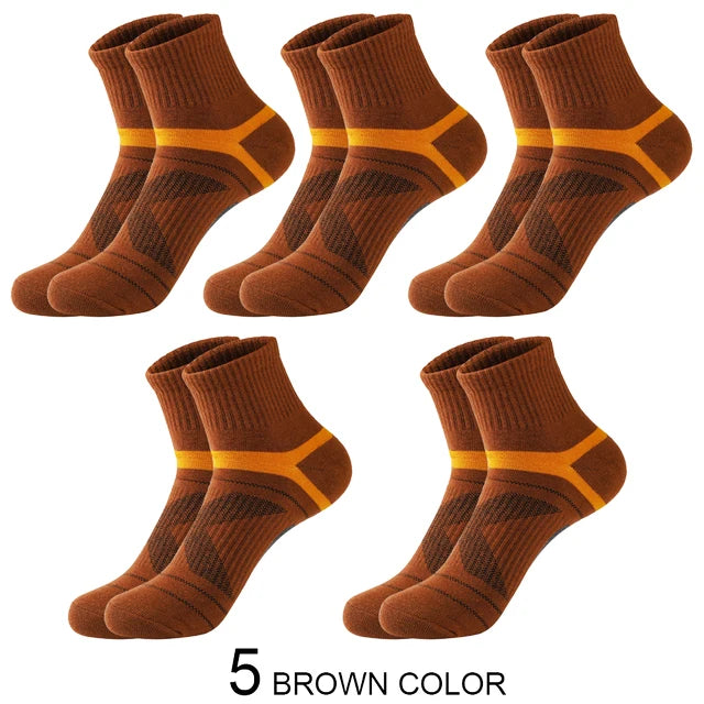 3/5/10/20 Pairs Lot Men's Socks Black Sports Socks Casual Run Autumn Winter High Quality Breathable Male Socks