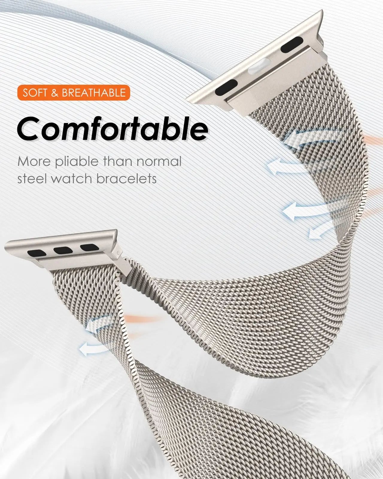 Milanese Strap For apple Watch Band 44mm 40mm 45mm 49mm 41mm 38mm 42 44 mm Bracelet iwatch Series 9 3 6 5 SE 7 8 10 Ultra 2 Band