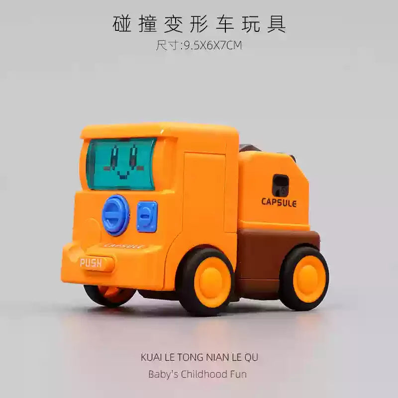 Children'S Creative Toy Car Transformable Car Toy 1-2 Years Old 3 Years Old Transformable Birthday Gift For Boys And Girls