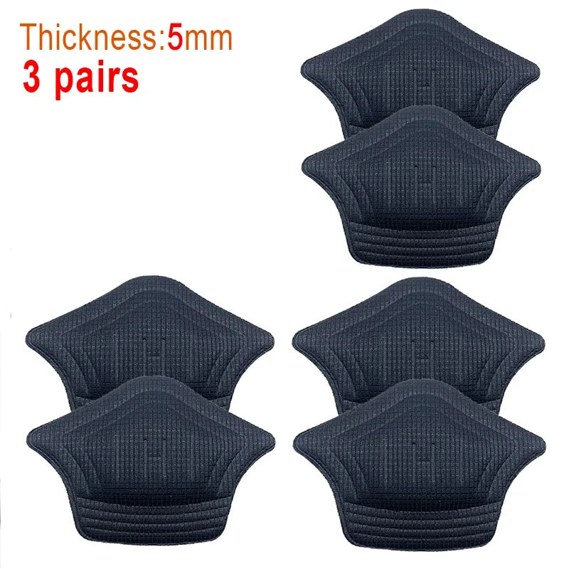 3pairs/6pairs Insoles Patch Heel Pads for Sport Shoes Back Sticker Adjustable Size Antiwear Feet Pad Cushion Insert Insole