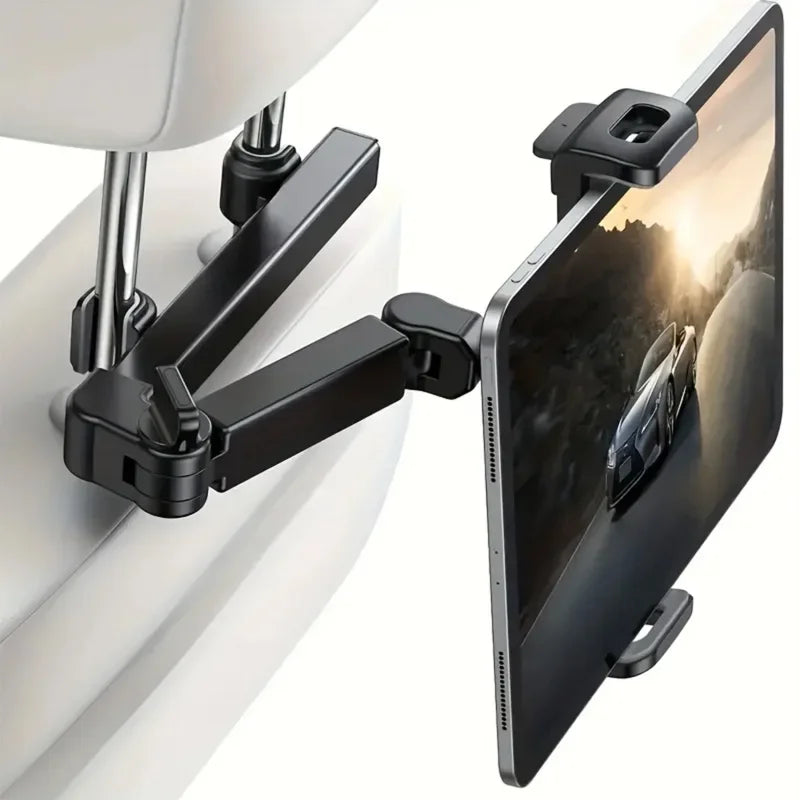 Telescopic Car Rear Pillow Phone Holder Tablet Rotating Car seat Rear Stand Headrest Brac ket for Phone Tablet 5 13 Inch