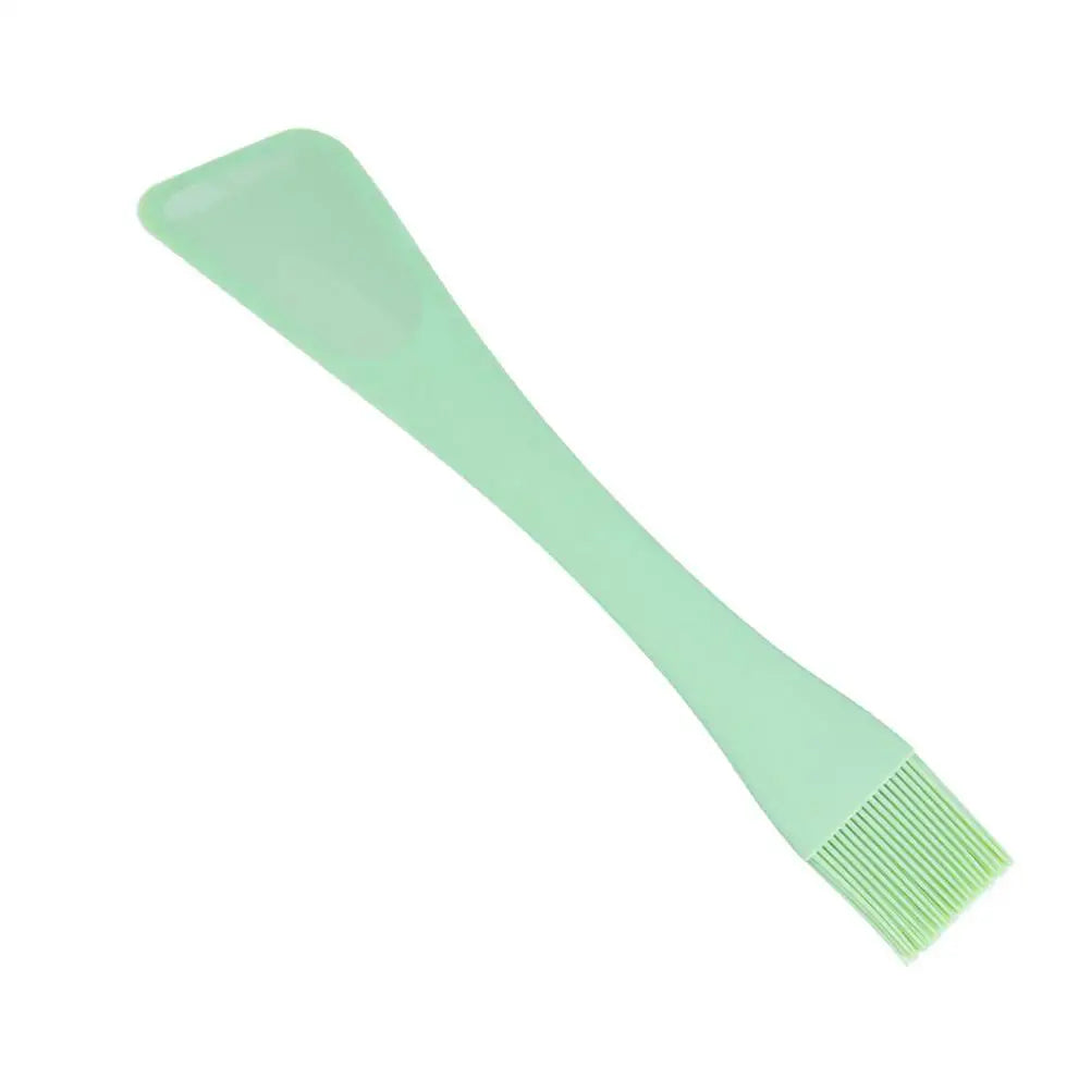 Double Headed Silicone Spatula Oil Brush Kitchen Utensils Pastry Baking Tools Cooking Scraper Bowl Cream 2-in-1 Multipurpose