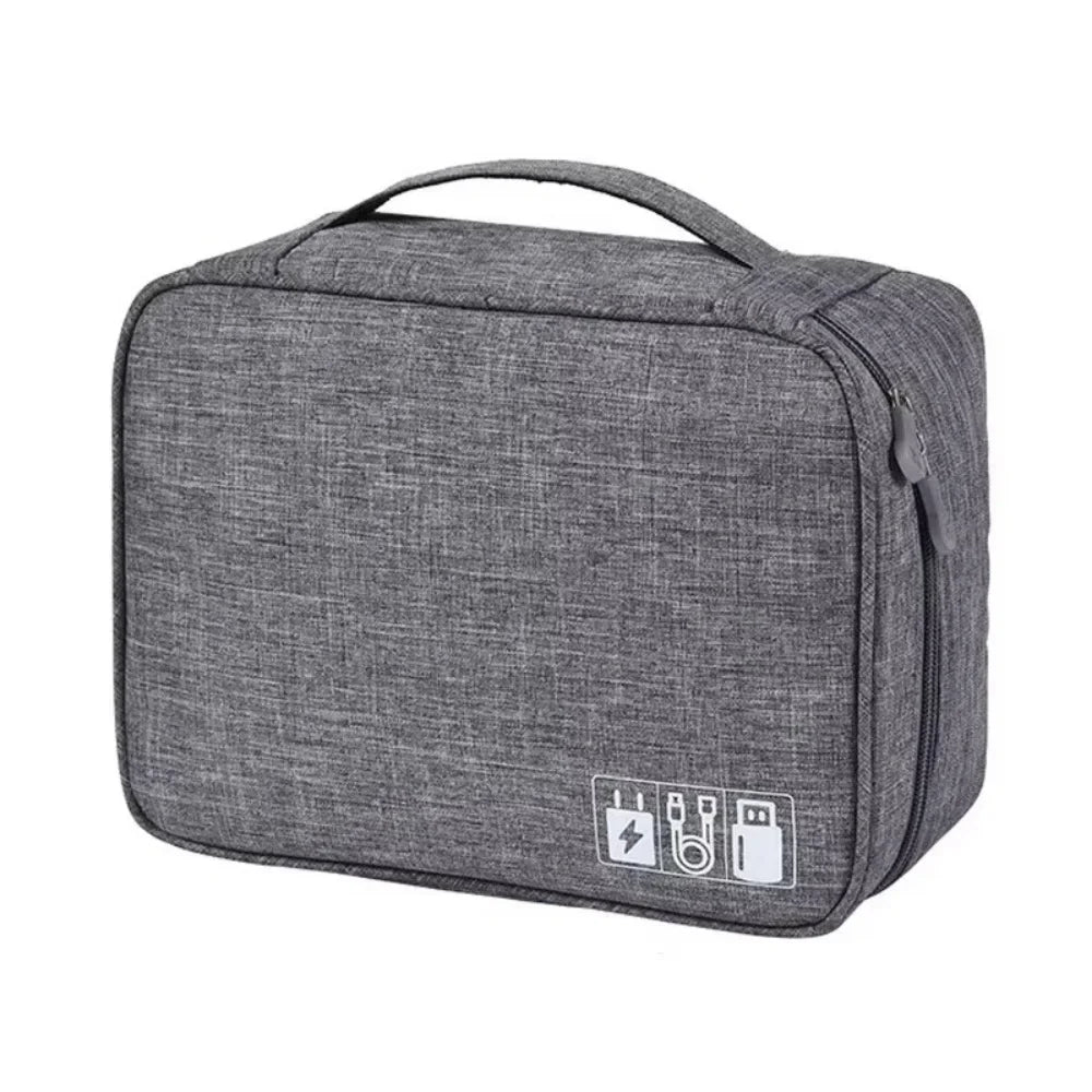 Cable Storage Bag Portable Data Cable Headphone Organizer Bag Waterproof Digital Electronic Organizer USB Data Line Charger Bag