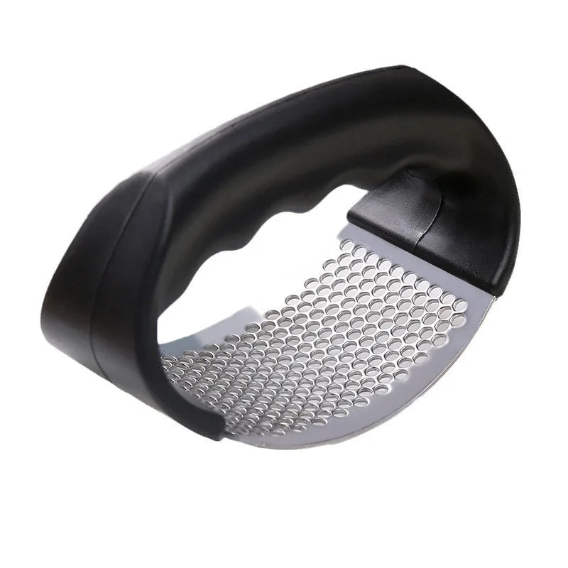 Manual Stainless Steel Garlic Mincer, Garlic Crusher Press for Fruits & Vegetables, Kitchen Food Processor Tool