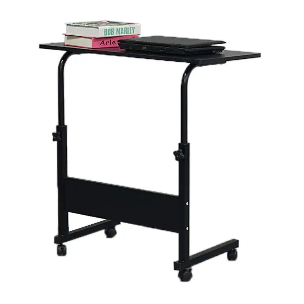 Computer Desk Home Office Study PC Laptop Writing Table Height Adjustable, for Hospital & Home, Black