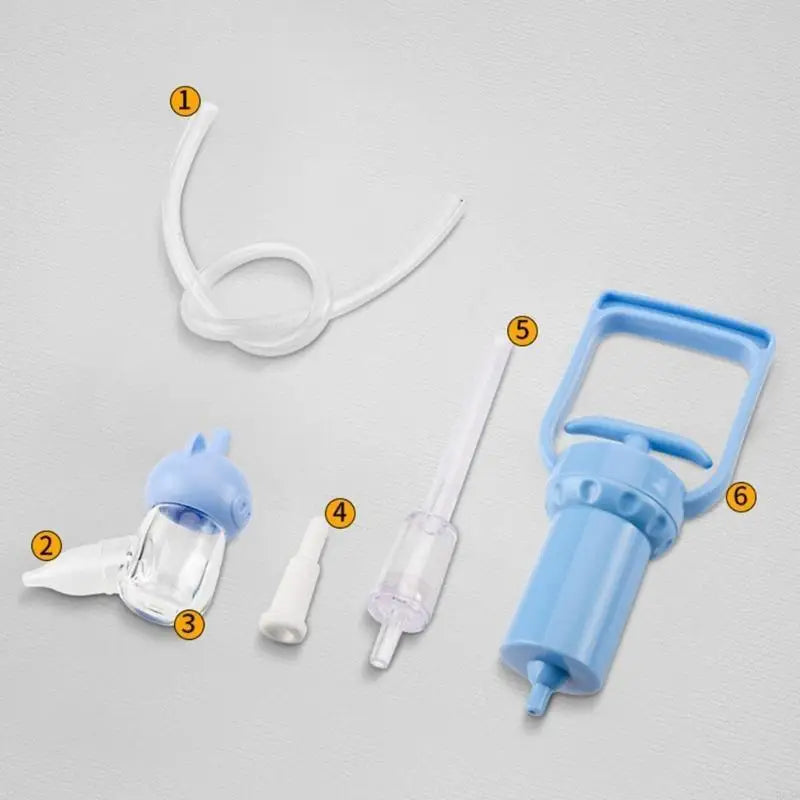 Portable Handheld Nasal Aspirator Manual Booger Removal for Baby Easy Cleaning E65D