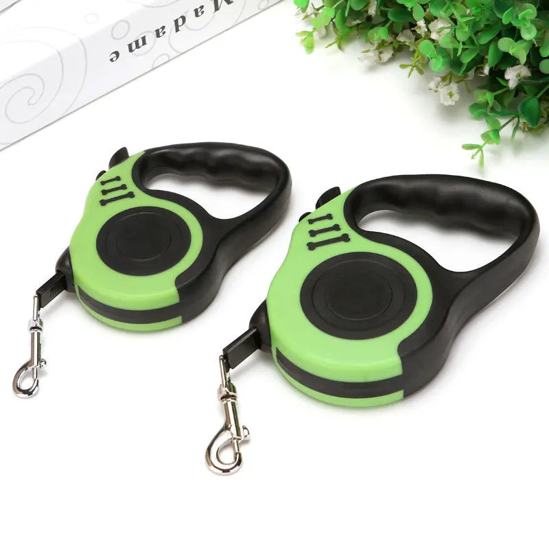 3m 5m Dog Leash for Small Dogs Cat Automatic Retractable Durable Nylon Lead Puppy Outdoor Travel Walking Hiking Traction Rope