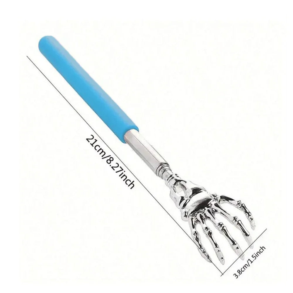1Piece Extendable Back Scratcher Portable Telescoping Scratching Metal Stainless Steel Back Scratchers Hand Massager Handicrafts