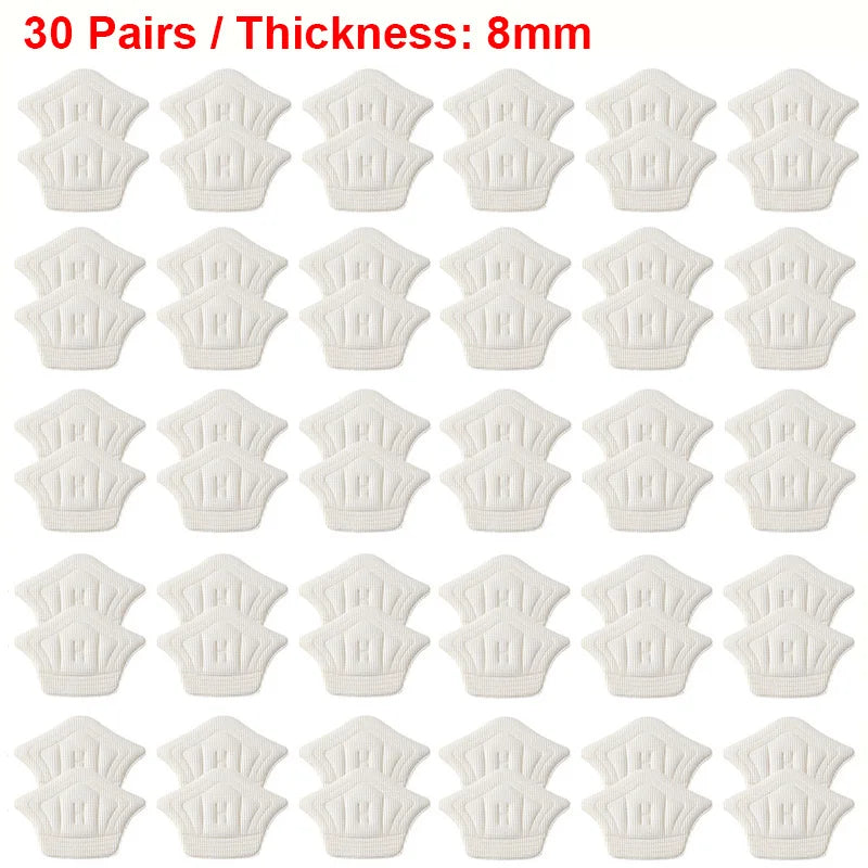 3pairs/6pairs Insoles Patch Heel Pads for Sport Shoes Back Sticker Adjustable Size Antiwear Feet Pad Cushion Insert Insole