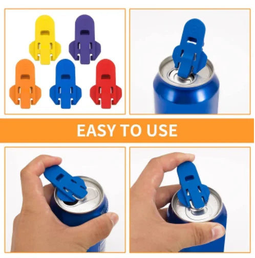 Simple Portable Bottle Opener Reusable Easy Can Opener Sealed Drink Beer Cola Opener Lid Remover Kitchen Supplies Camping Tools