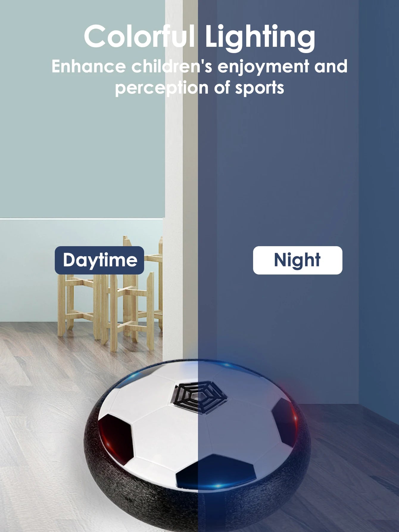 1pcs Floating Football Children's Interactive Football Electric Indoor Parent-child Interactive Sports Toys Creative Sports Toys