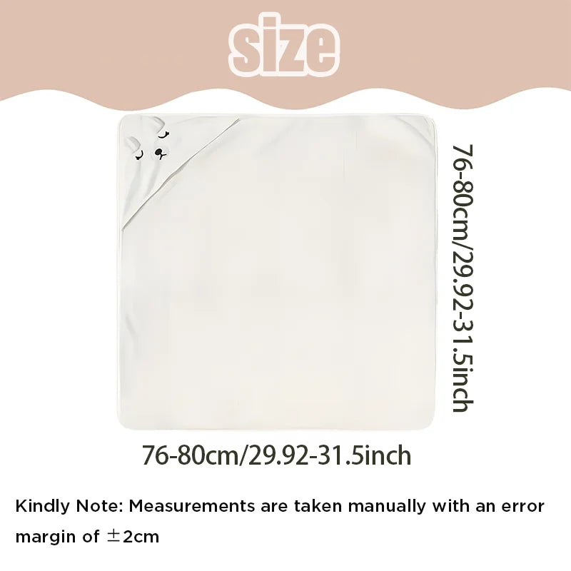 Cute Bath Towel for Baby Soft Absorbent Towel Newborn Swaddle Wrap Baby Blankets for Girls Boys