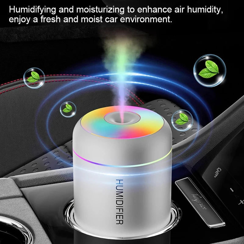 Mini Air Humidifier Usb Aroma Diffuser 180ml Essential Oil Purifier Cool Mist Sprayer Car Home Bedroom LED Desktop humidificador