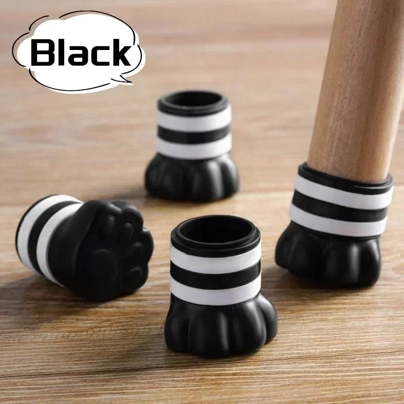 Elastic Silicone Cat Claw Chair Foot Protection Cover Home Non-slip Furniture Soft Table Foot Mat Table Legs Floor Protector Pad
