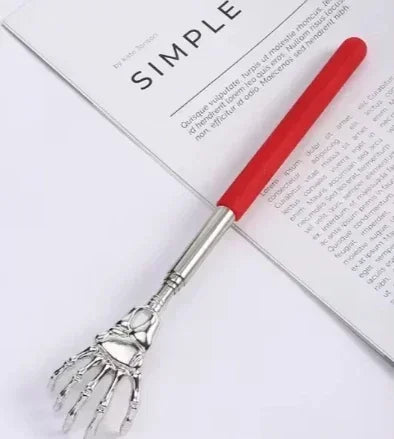 Hackle Handicrafts Stainless Steel Back Scratcher Telescopic Scratching Massager Extendable Itch Old Man Happy Health Products