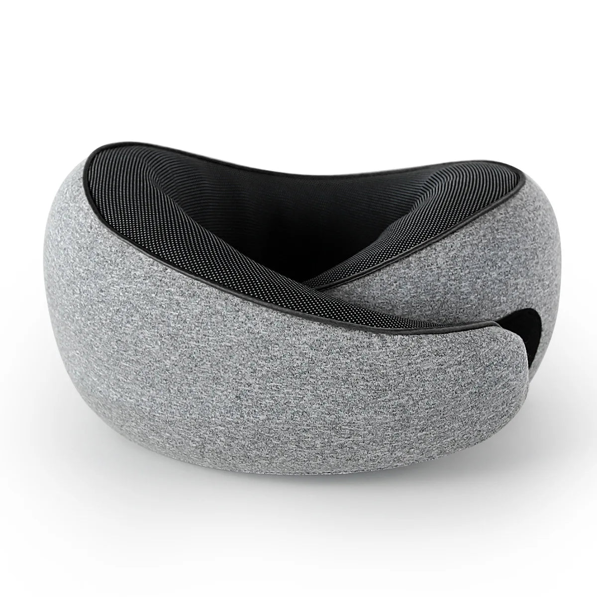 1pc Travel Pillow Pure Memory Foam Neck Pillow, Comfortable & Breathable Cover, Machine Washable, Airplane Travel Kit With Luxur