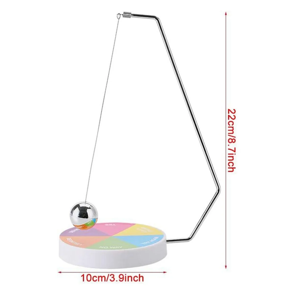 Decision Maker Pendulum Dynamic Desk Toy Gift Decoration Magnetic Ball Swinging Pendulum Game
