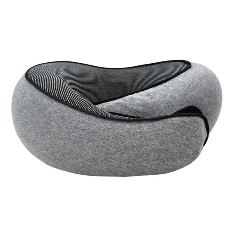 1PCS Neck Pillow Memory Foam Travel Pillow Soft Chin Support Pillow with 360-Degree Head Support for Home Airplanes and Car