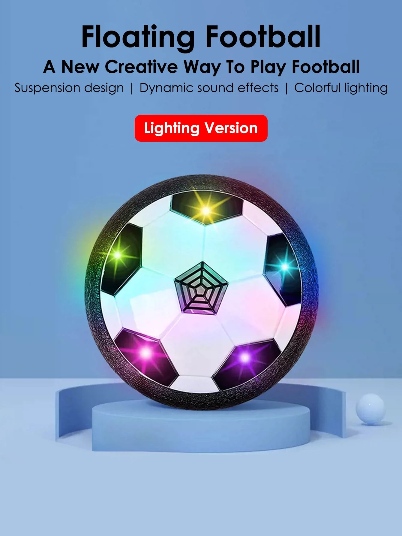 1pcs Floating Football Children's Interactive Football Electric Indoor Parent-child Interactive Sports Toys Creative Sports Toys