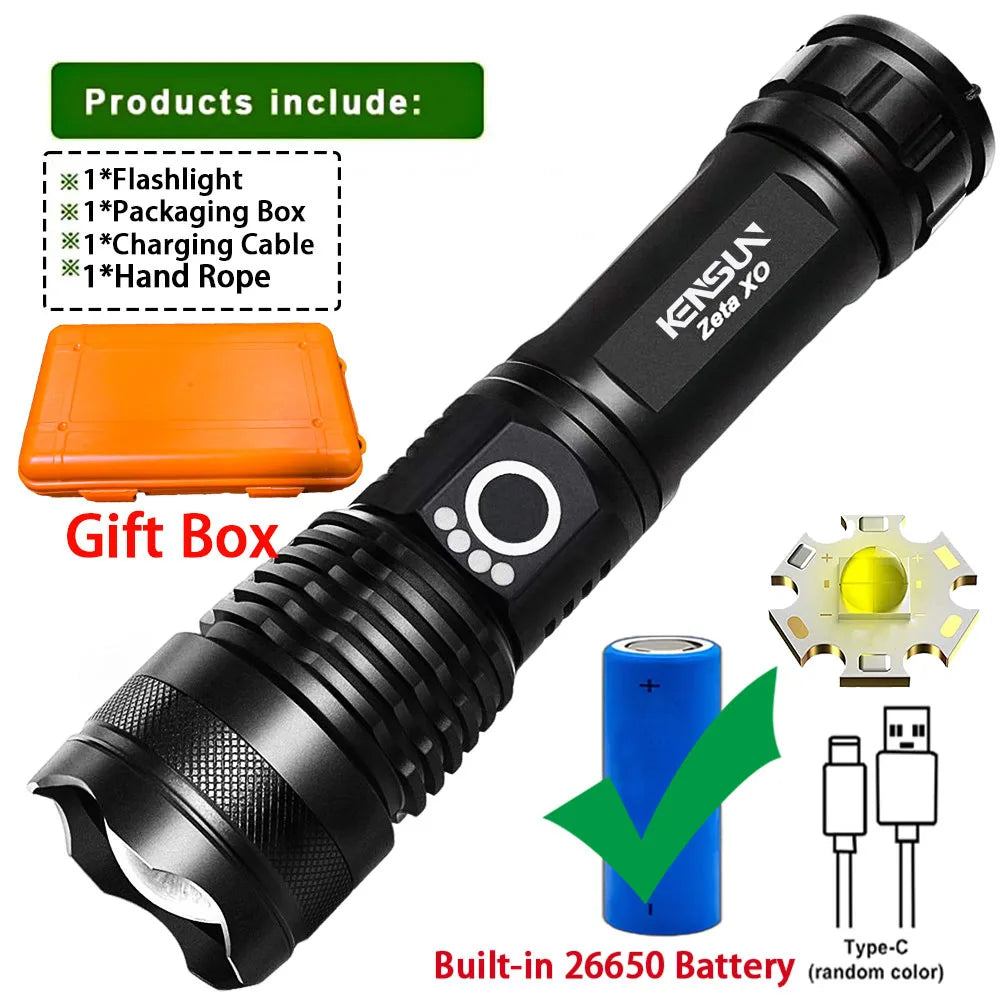 1-10PCS Super Bright COB Side Lights LED XPE Mini Portable Torch Zoomable Waterproof Outdoor Fishing Hunting Camping Flashlight