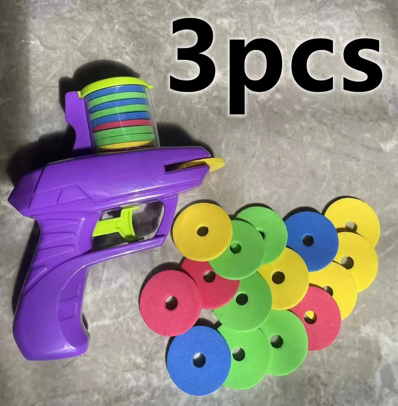 Mini Carrot Flying Disc Launcher Toy Gun Eva Battle Outdoor Multi Person Sports Soft Bullet Gun Safety Carrot Flying Saucer Gun