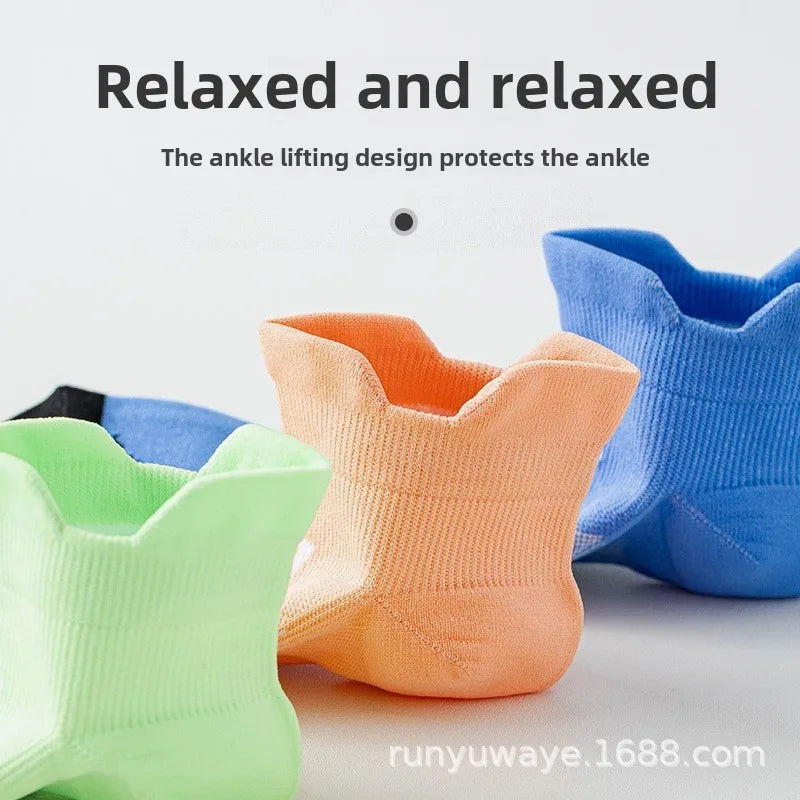 Sports Socks For Men Women Breathable Running Fitness Compression Socks Professional Marathon Quick Dry Socks Elastic Footwear