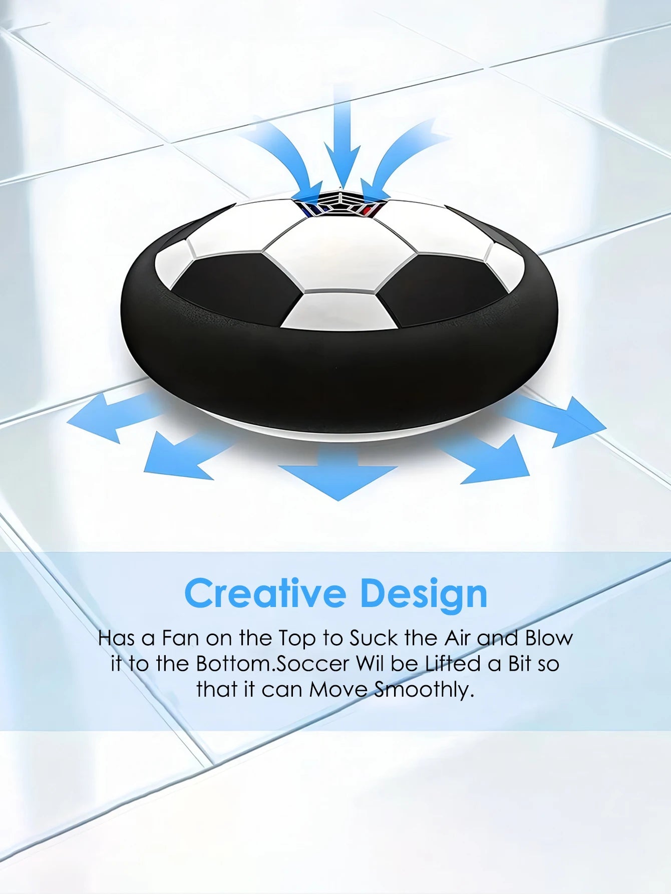 1pcs Floating Football Children's Interactive Football Electric Indoor Parent-child Interactive Sports Toys Creative Sports Toys