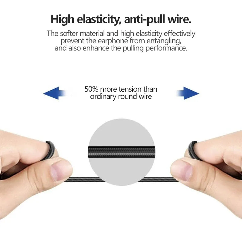 Original Type C Wired Earphone For 3.5mm Earbuds Samsung Galaxy S25 S24 S23 S21 S22 Ultra Plus Headphones A54 A34 A53 A53 Laptop