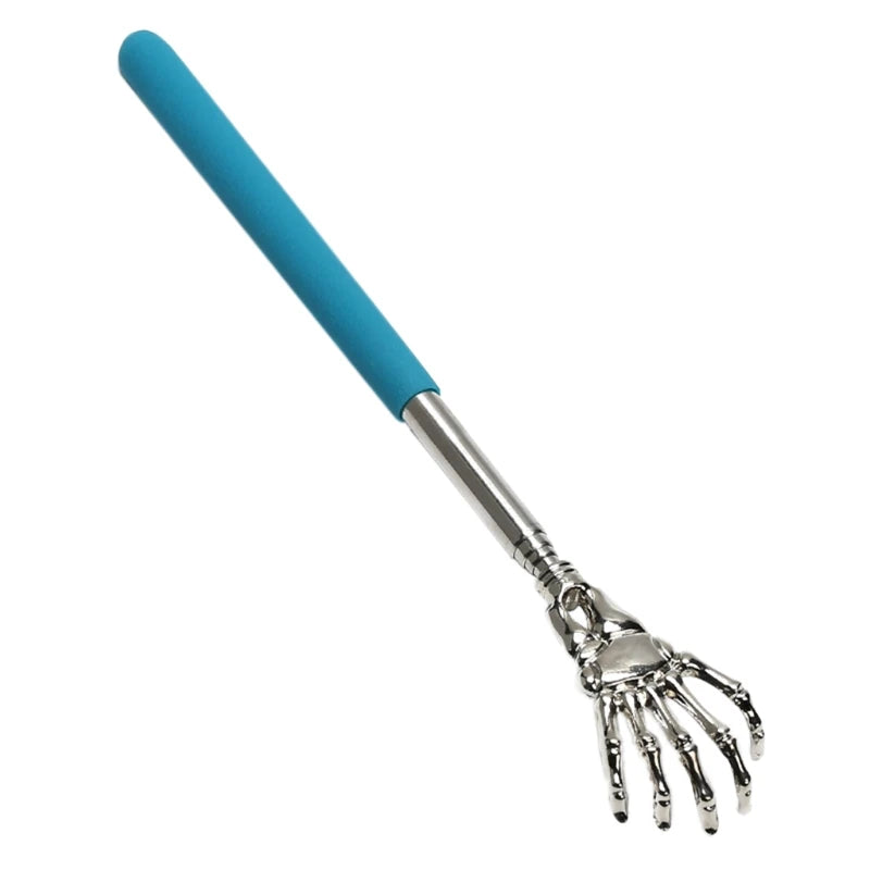 1Piece Extendable Back Scratcher Portable Telescoping Scratching Metal Stainless Steel Back Scratchers Hand Massager Handicrafts