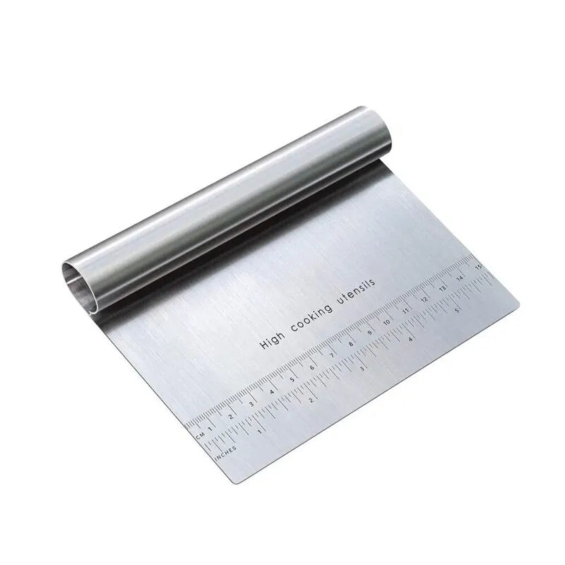 Stainless Steel Pastry Cutter Kitchen Food Scraper Chopper Versatile Kitchen Tool for Butter Baking Bread Cake Pizza and More