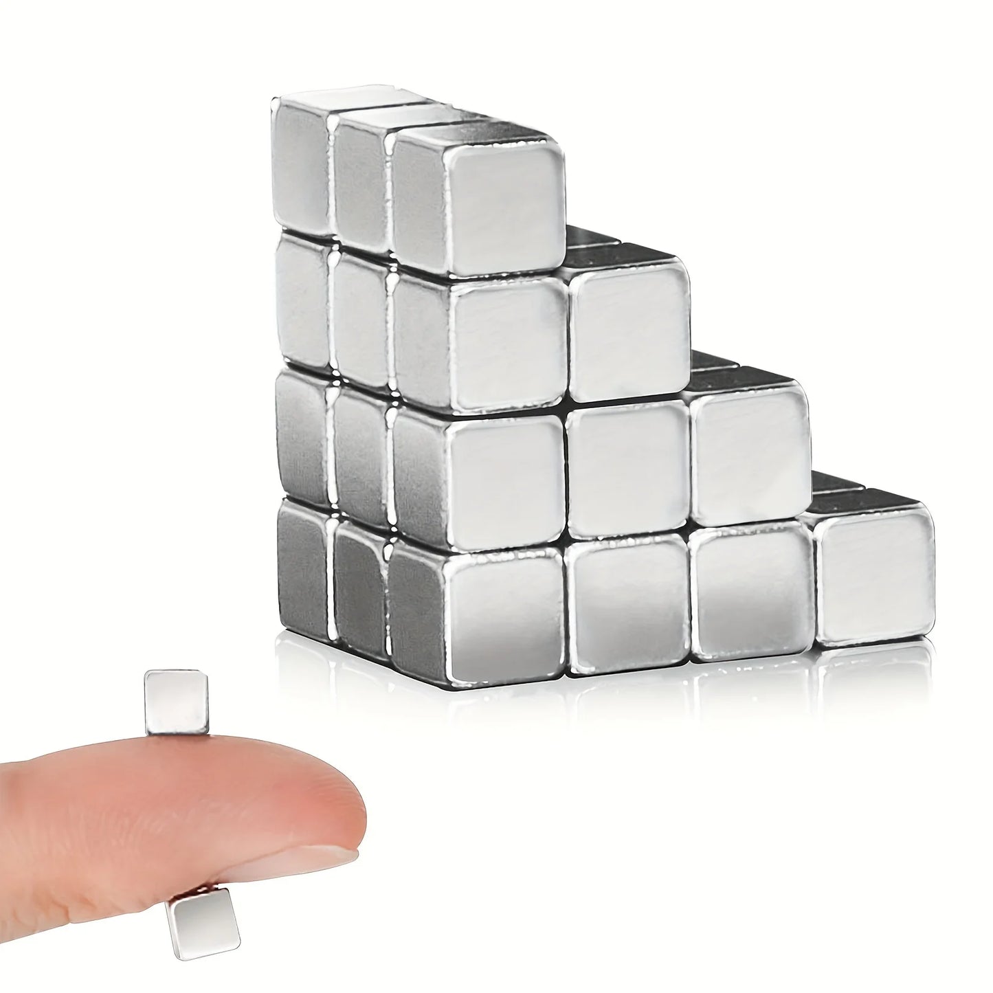 Square magnets, Great Pull Force, Perfect for Fridge, Garage, Kitchen, Science, Craft, Office, Easter decor.