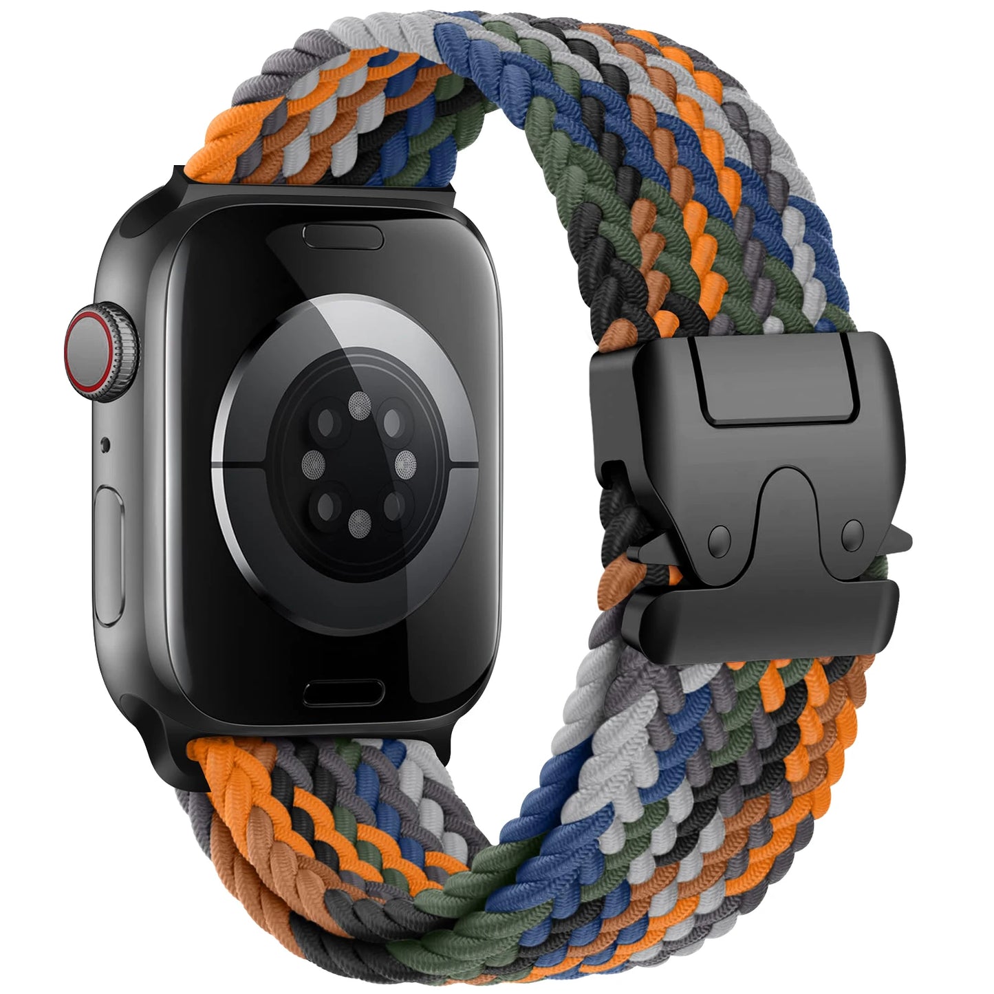 Braided Strap For Apple Watch band 40mm 44mm 46mm 42mm 49mm 45mm Parachute Bracelet correas IWatch Series 10 SE 9 8 7 6 Ultra 2