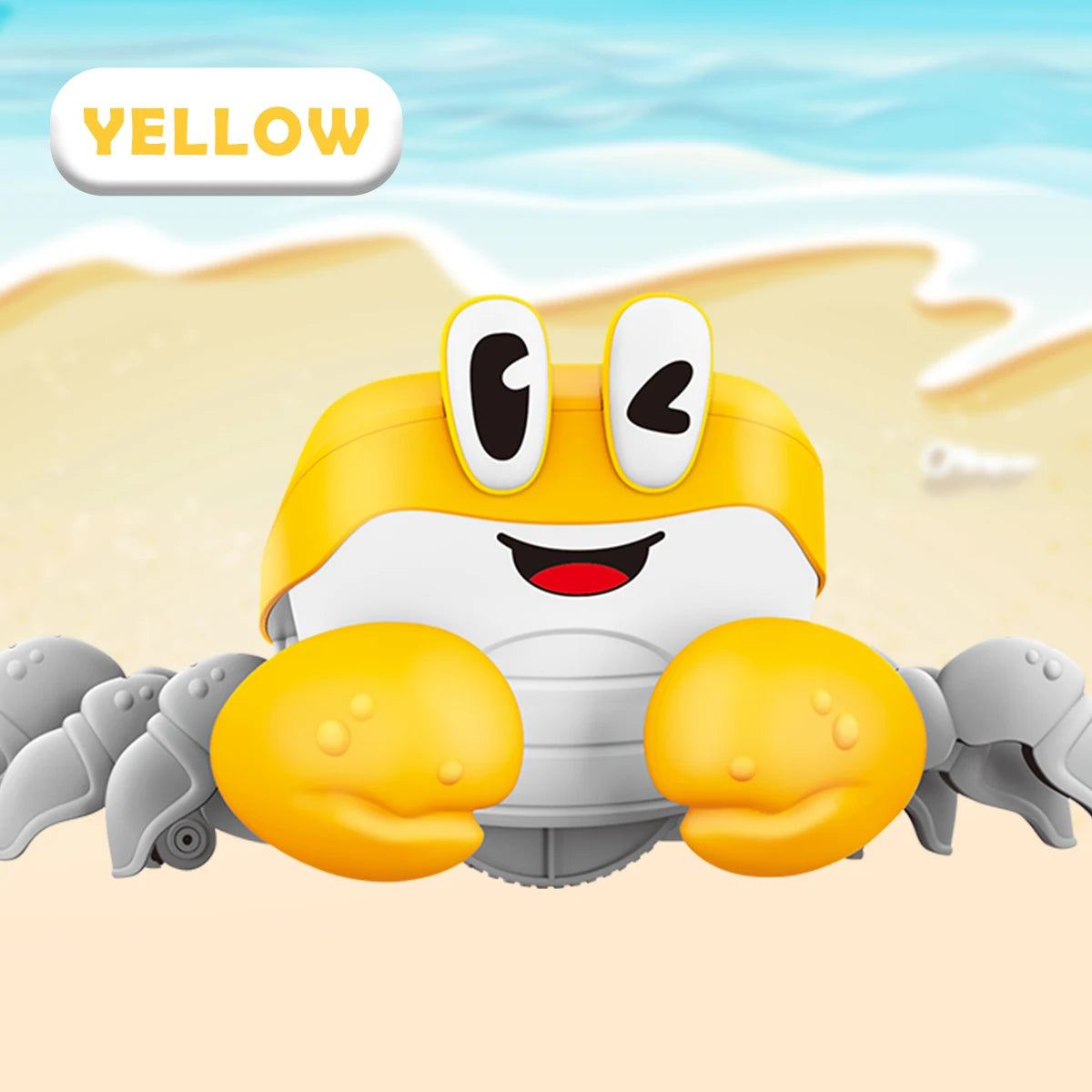 Crawling Crab Baby Toy, Learning Crawl Toys Crab with Music Dancing Walking Moving Induction Gifts for 3+ Boys and Girls