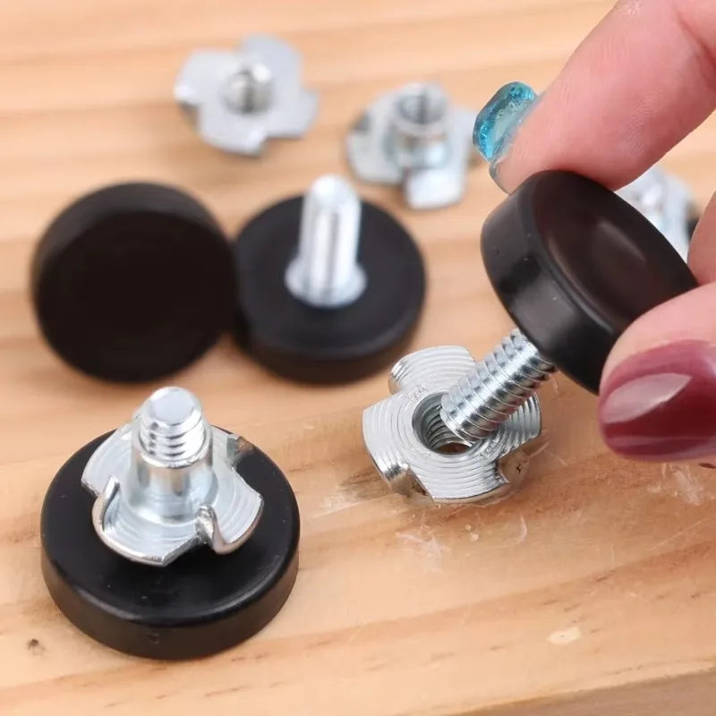 1-12pcs Anti Slip Glide Leveling Foot Pad Adjustable Foot Pad Home Hardware Floor Protection Mat Table Chair Furniture Leg Cover