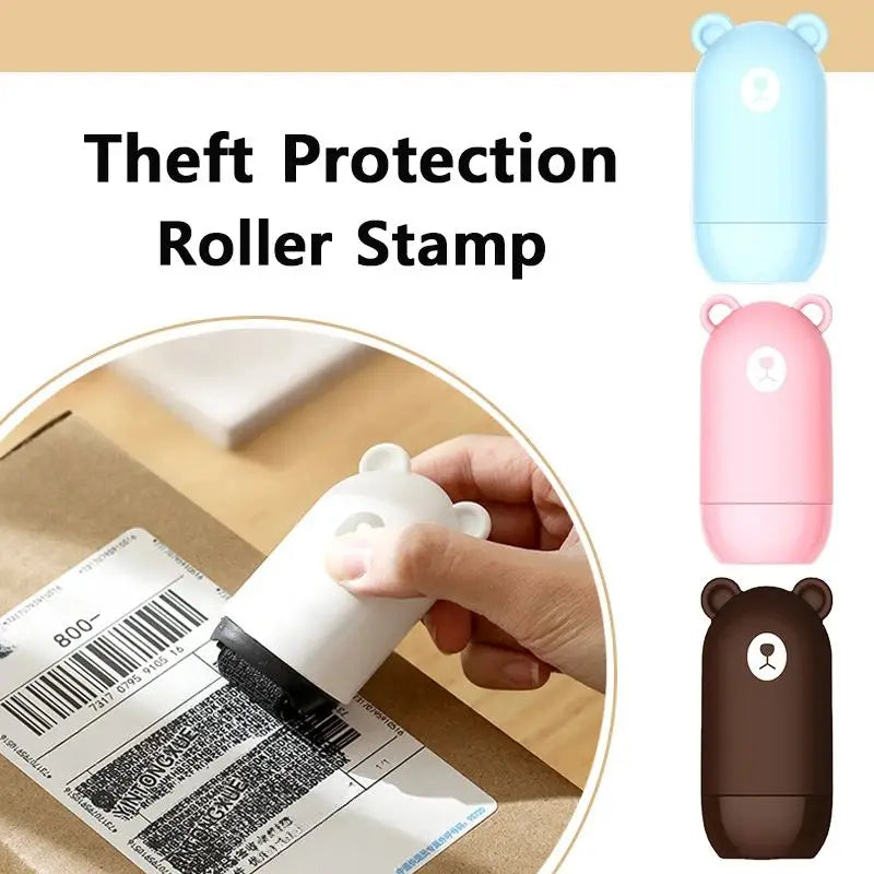 Theft Protection Roller Stamp for Privacy Confidential Data Guard Your Security Stamp Roller Privacy Seal Roller Theft Protect