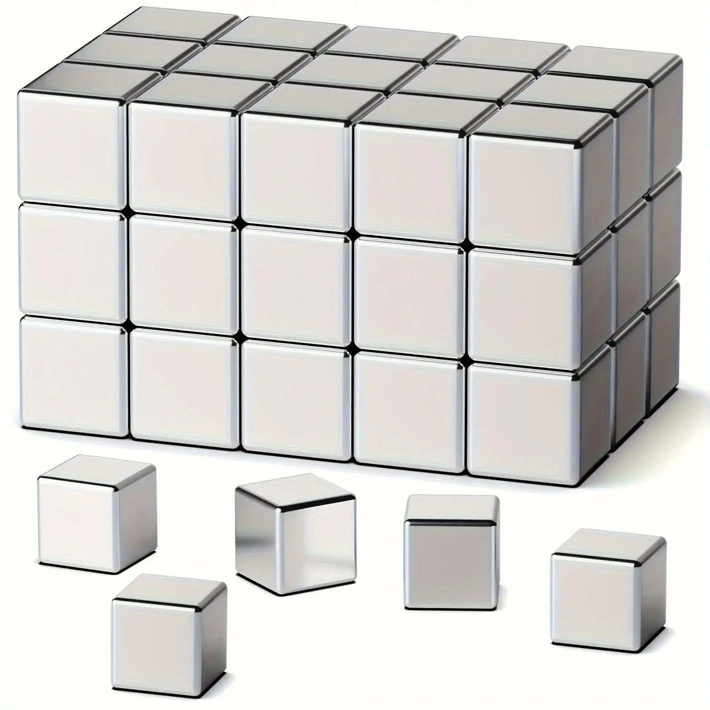 Square magnets, Great Pull Force, Perfect for Fridge, Garage, Kitchen, Science, Craft, Office, Easter decor.
